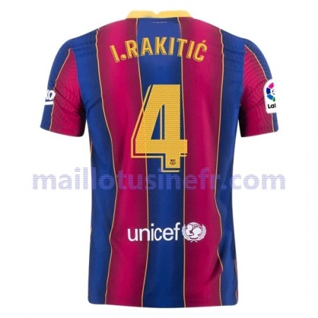 Maillot de Foot FC Barcelone Ivan Rakitic 4 Domicile 2020-21 Maillot de Foot FC Barcelone Ivan Rakitic 4 Domicile 2020-21